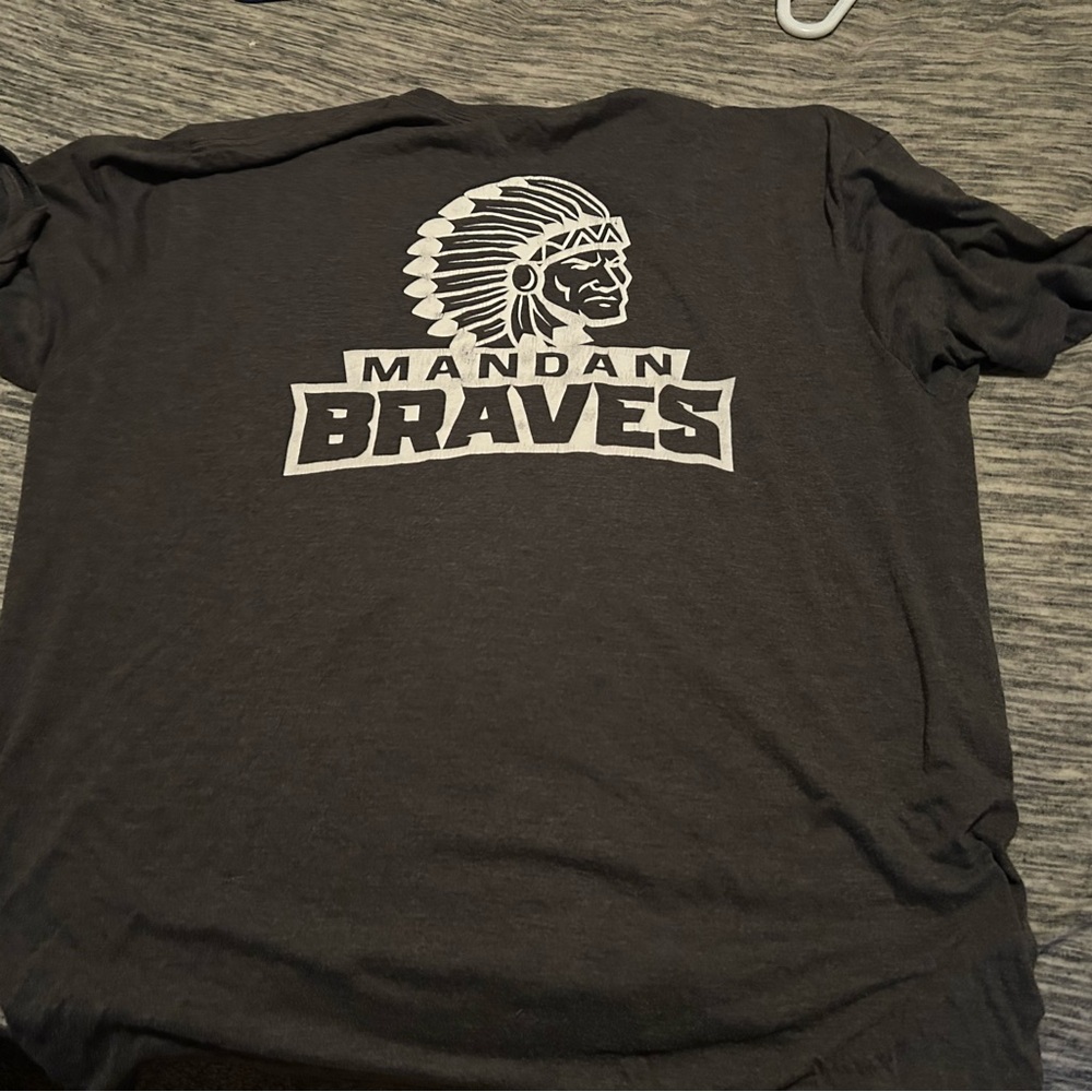 Mandan Braves Black T-Shirt